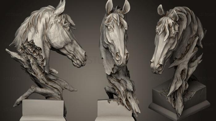 3D модель Скульптура Лошади (STL)